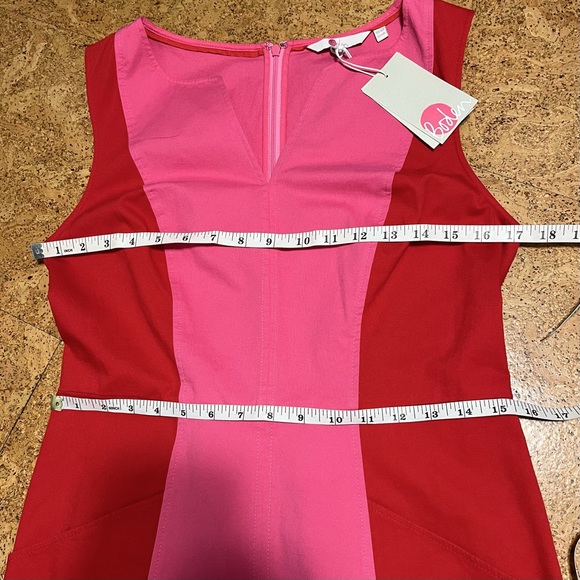 Boden Helena Chino Color Block Dress NWT Sz 6R - Picture 12 of 12